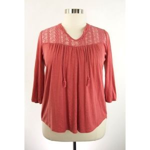 New Directions Weekend Coral Top XL